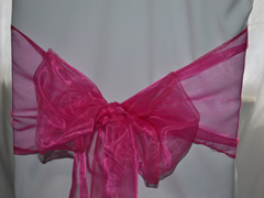 Organza Chair Sash